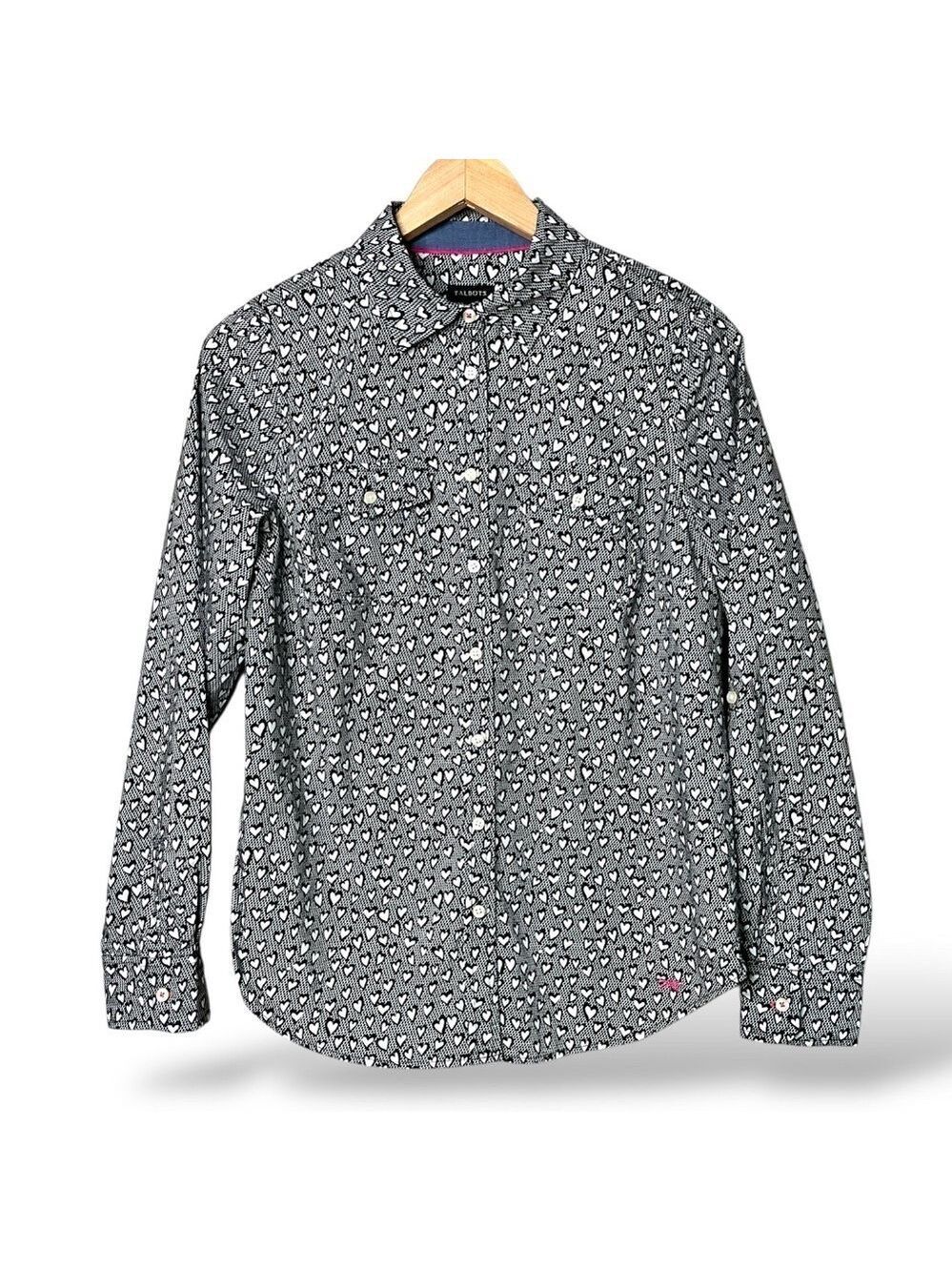 TALBOTS 100% Cotton Button Front Shirt Sz 6